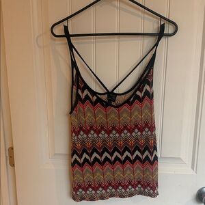 Full Tilt Multicolor Chevron Camisole